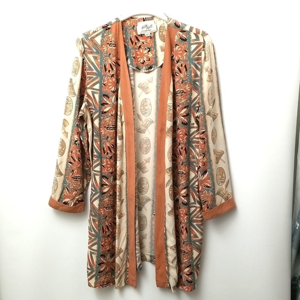 Vision Plus By Joseph Ribkoff Open Front Cardigan Size 14⁹